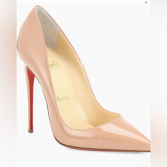 Christian Louboutin Nude Pigalle Stilettos - Picture 1 of 8